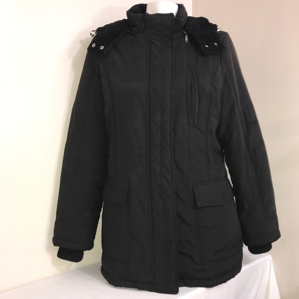 Jones New York Black Parka All-Time Winter Jacket